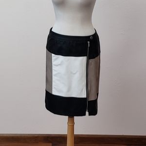 Women's faux leather skirt